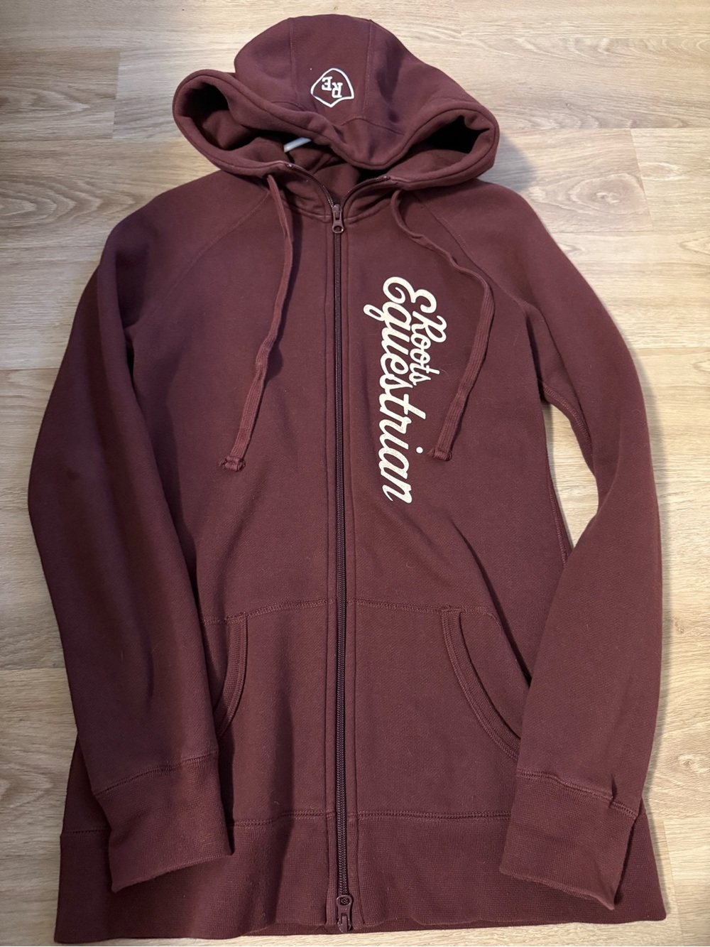 Roots Equestrian Maroon/Burgundy Hoodie